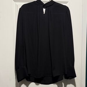 Adrianna Papell Black Blouse